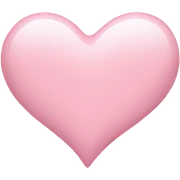 Light pink heart sticker