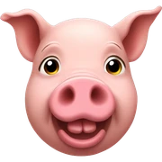 Pig sticker