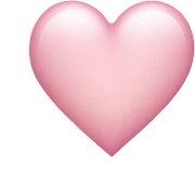 Light pink heart sticker