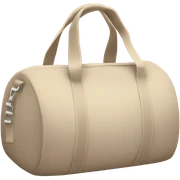 Beige cute plain gym bag sticker