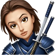 Warrior Samurai sticker