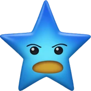 blue star sticker