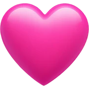 Pink heart sticker