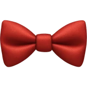Red bow tie sticker