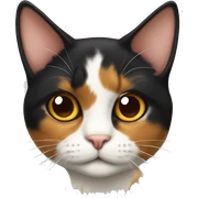 calico cat sticker