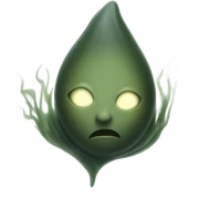 Dark olive green spirit  sticker
