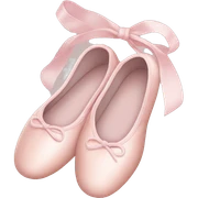 pale pink ballet shoes sticker