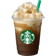 Starbuck ice coffee with ice cubes sticker