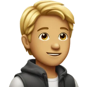 handsome boy sticker