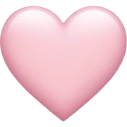 Light pink heart  sticker