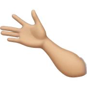 arms out sticker