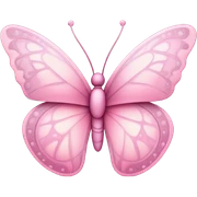 pink butterfly sticker