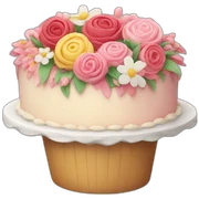 Floral cake  sticker