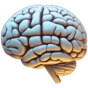digital brain sticker