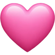 Pink heart sticker
