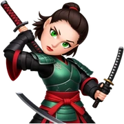 Fierce Samurai sticker