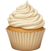 pastel beige cupcake sticker