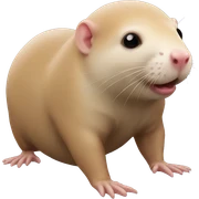 mole rat sticker
