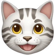 smiling cat sticker
