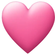 Pink heart sticker