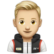Kevin Magnussen from formula 1 sticker