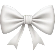 white bow sticker
