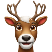Red Nosed Reindeer sticker