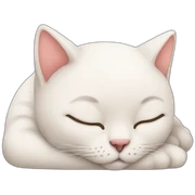 Cat sleep sticker