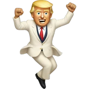 Dancing trump sticker