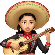 Mariachi Guitarist sticker
