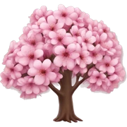 Cherry blossom tree sticker