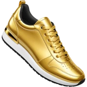 Metallic 24k gold womens fashion sneakers sticker