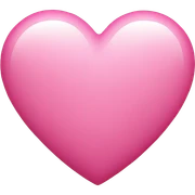 Pink heart sticker