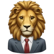 Le lion de wall street sticker