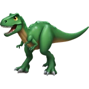 lentejas con un dinosaurio  sticker