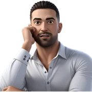 handsome man in white shirt sticker
