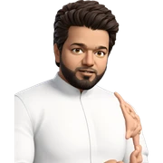 male with beard gazing quietly sticker