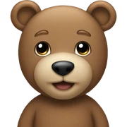 Teddy bear sticker