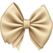 beige schleife sticker
