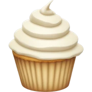 vanilla cupcake sticker