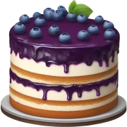Blueberry cake  sticker