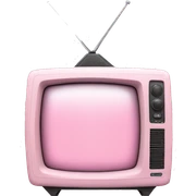 Light pink tv sticker