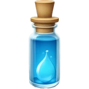 blue vial sticker