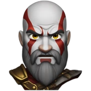 Kratos god of war sticker