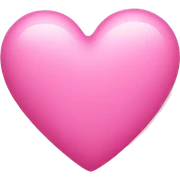 pink heart sticker
