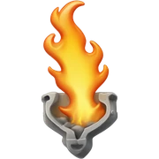Un squelettes en feu  sticker