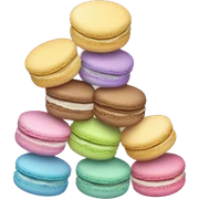 Pastel macaroons  sticker