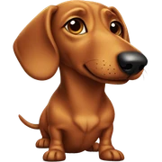 wiener dog  sticker