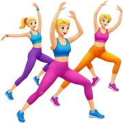 Aerobics vibes sticker