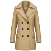 Beige coat for women sticker